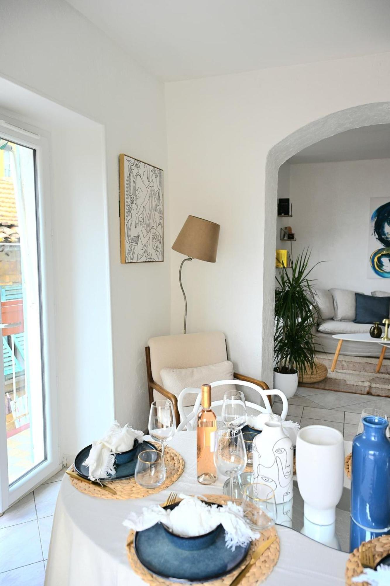 The Seaside Serenity - Calm & Charming Bay View Flat - Heart Of Villefranche Exterior foto
